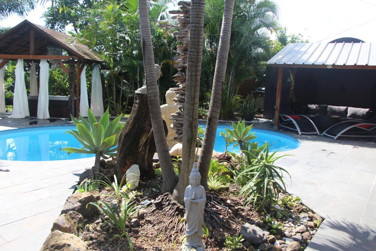 La Liane De Jade 974-Lodge Le Palissandre - Jacuzzi Privatif - Piscine Chauffee Le Bois de Nefles  Exterior foto