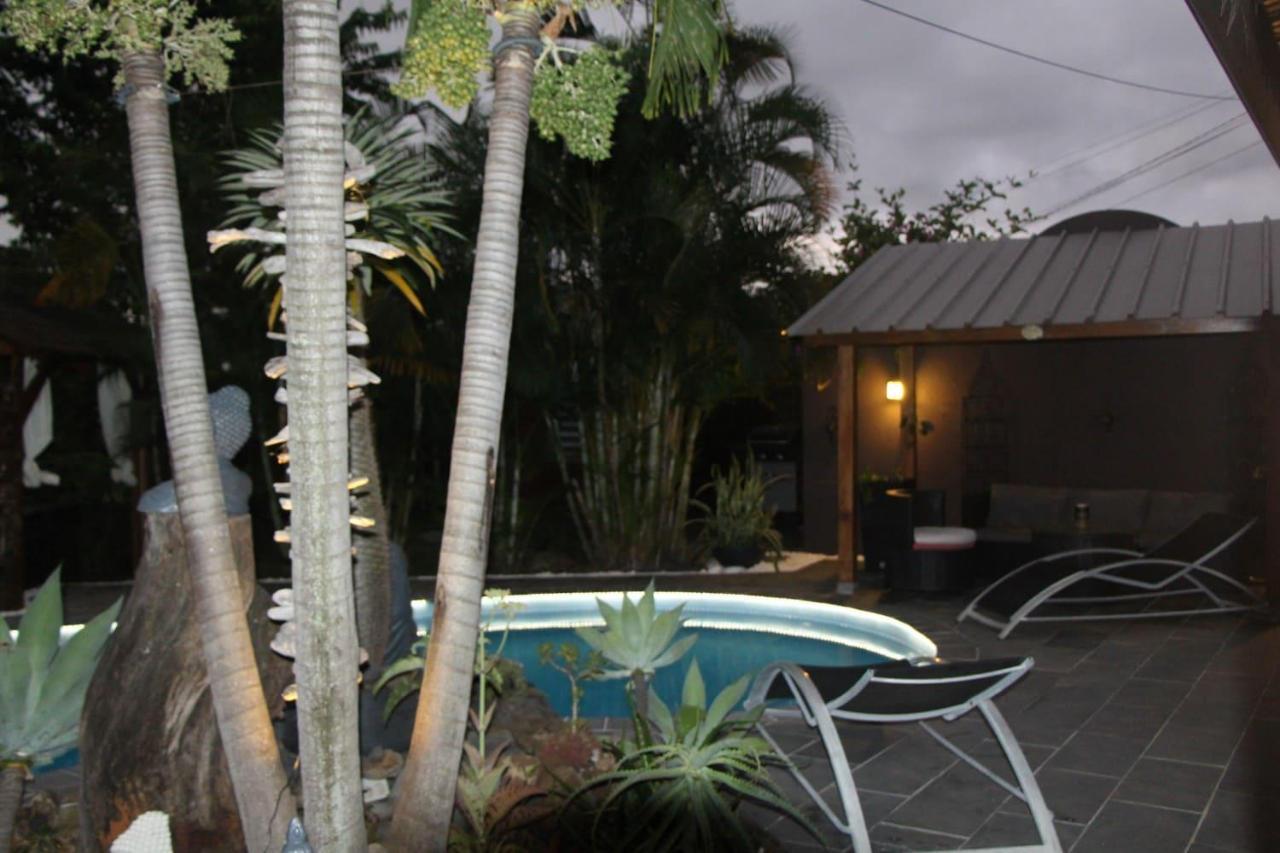 La Liane De Jade 974-Lodge Le Palissandre - Jacuzzi Privatif - Piscine Chauffee Le Bois de Nefles  Exterior foto