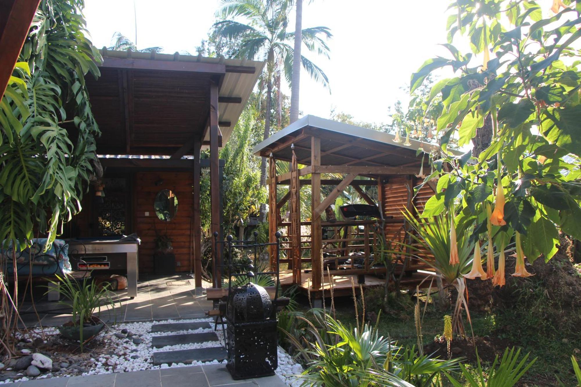 La Liane De Jade 974-Lodge Le Palissandre - Jacuzzi Privatif - Piscine Chauffee Le Bois de Nefles  Exterior foto